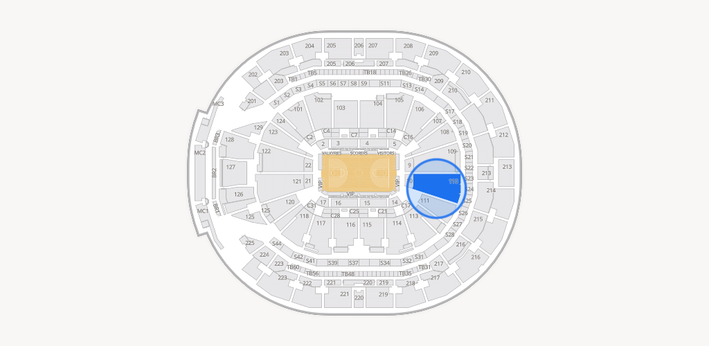 Chase Center Seating Chart