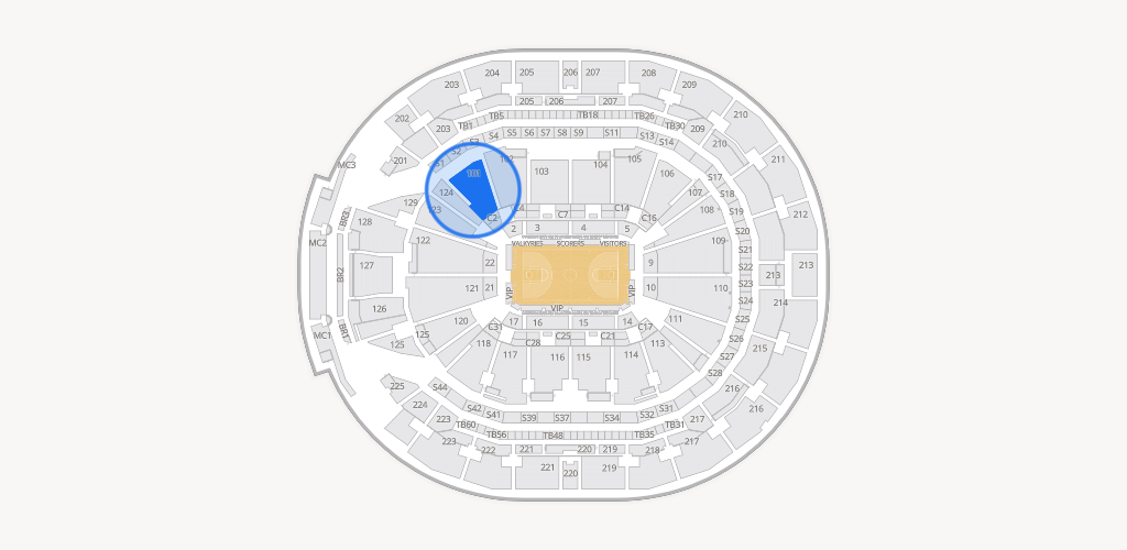 Chase Center Seating Chart