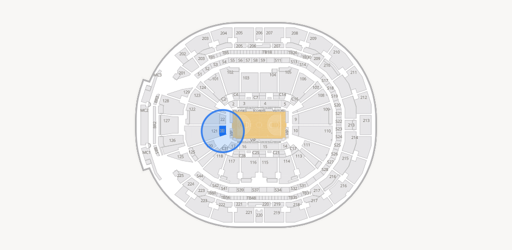 Chase Center Seating Chart