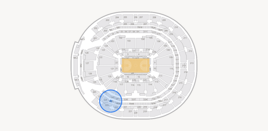 Chase Center Seating Chart