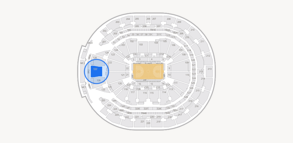Chase Center Seating Chart