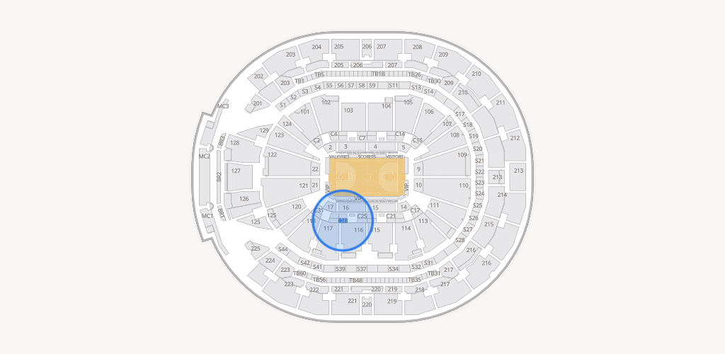 Chase Center Seating Chart