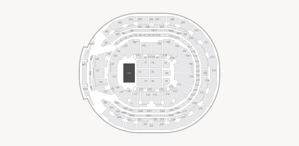 Chase Center Seating Chart
