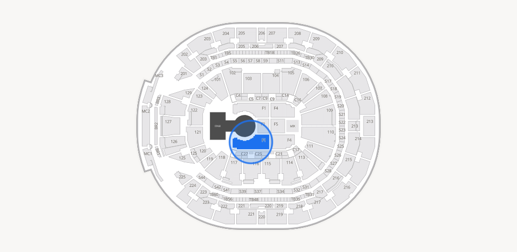 Chase Center Seating Chart