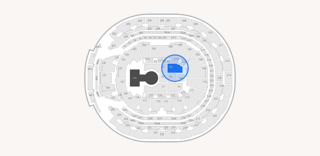 Chase Center Seating Chart
