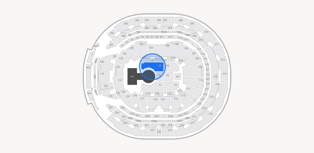 Chase Center Seating Chart