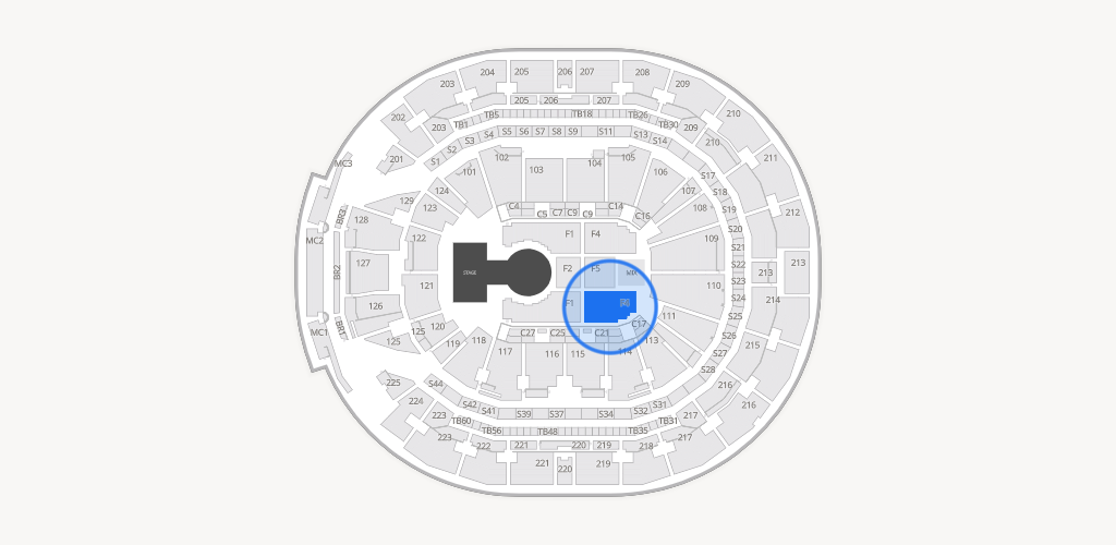 Chase Center Seating Chart