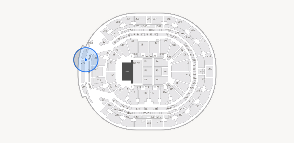 Chase Center Seating Chart