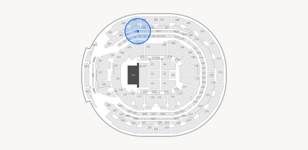 Chase Center Seating Chart