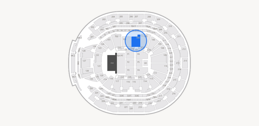 Chase Center Seating Chart