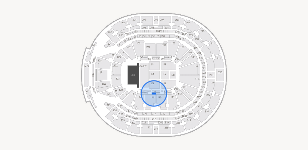 Chase Center Seating Chart
