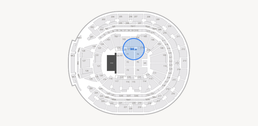 Chase Center Seating Chart