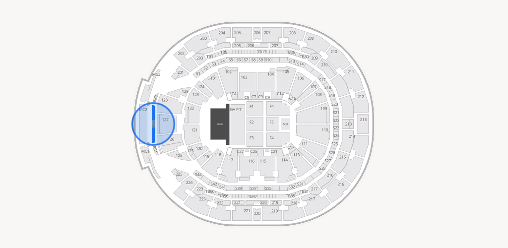Chase Center Seating Chart