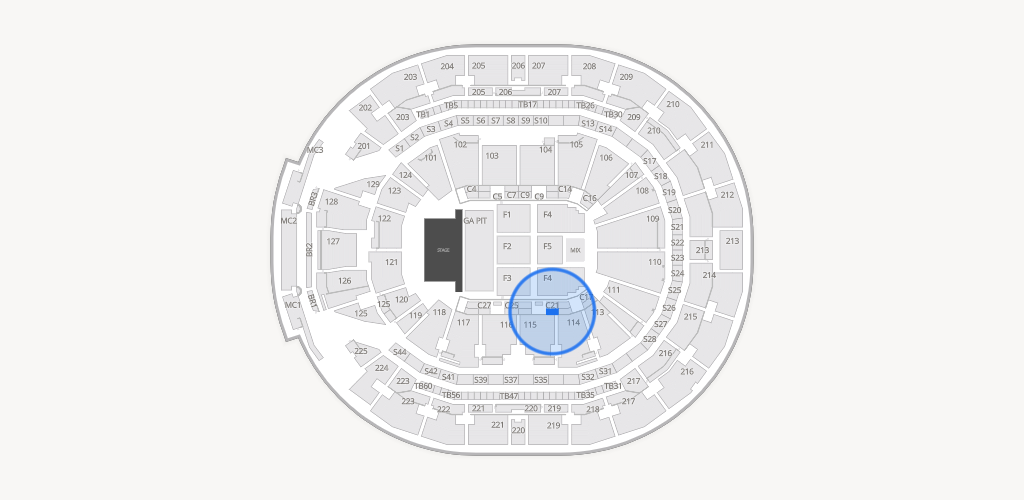 Chase Center Seating Chart