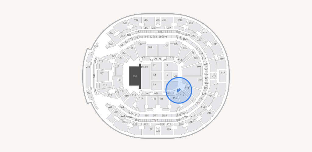Chase Center Seating Chart