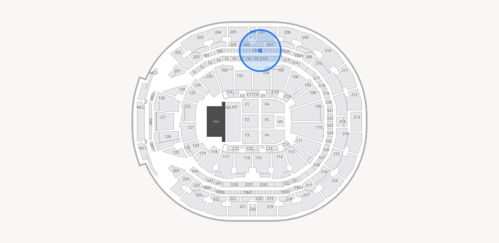 Chase Center Seating Chart