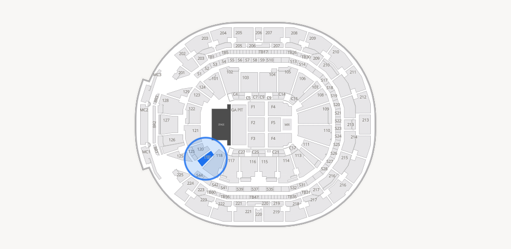 Chase Center Seating Chart
