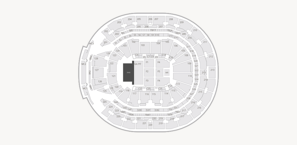 Chase Center Seating Chart