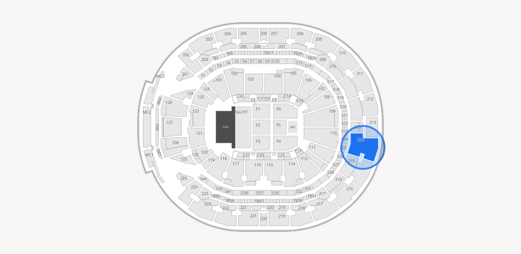 Chase Center Seating Chart
