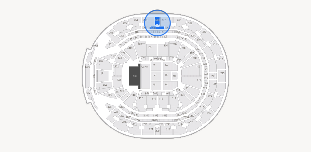 Chase Center Seating Chart
