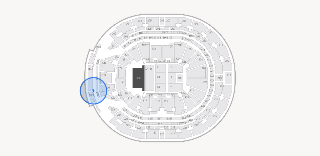 Chase Center Seating Chart