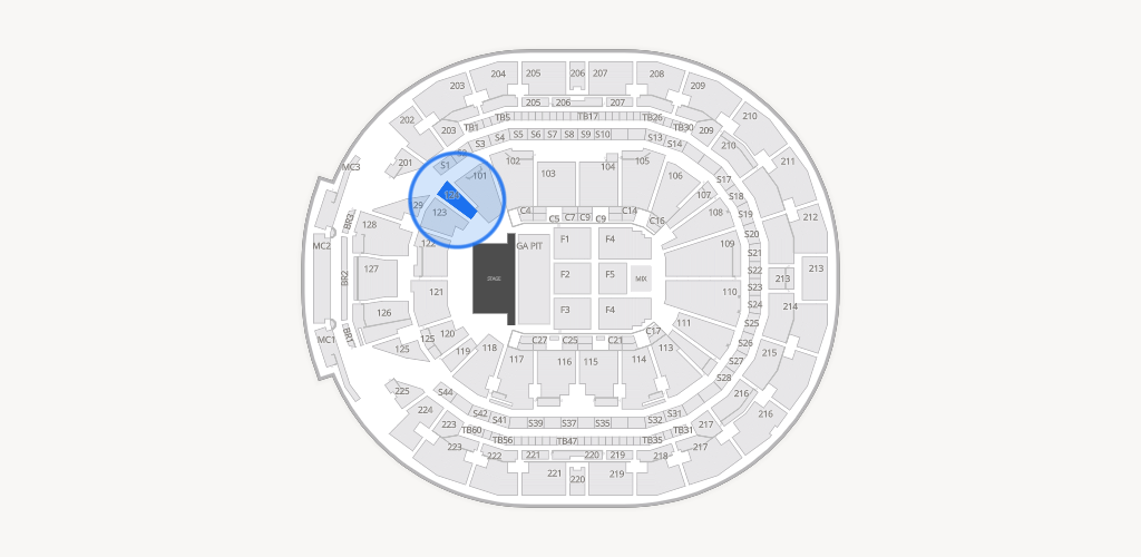 Chase Center Seating Chart