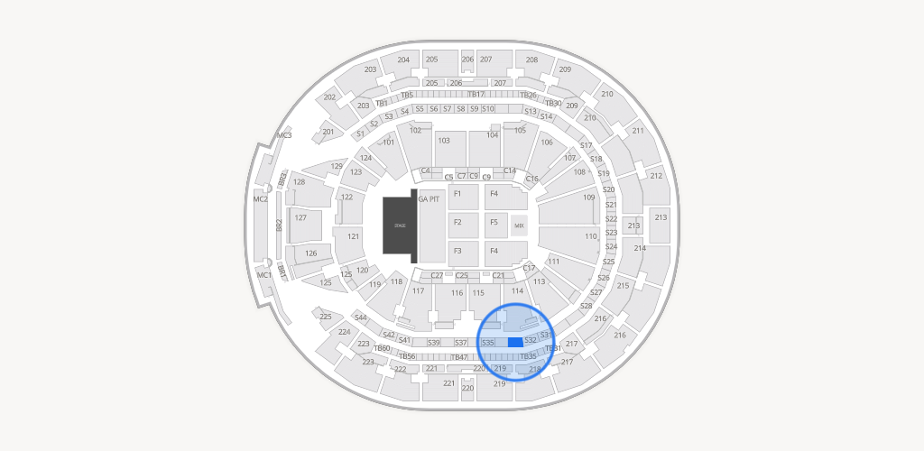 Chase Center Seating Chart