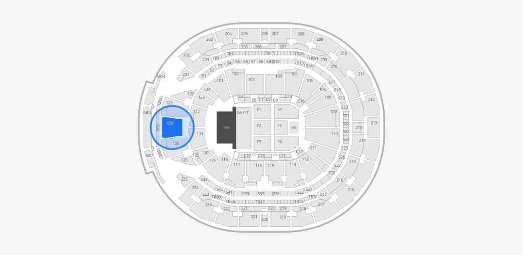 Chase Center Seating Chart