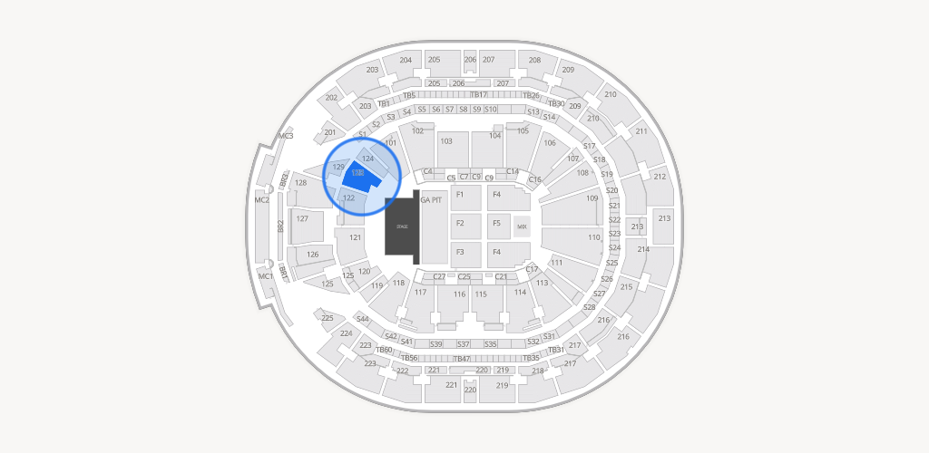 Chase Center Seating Chart