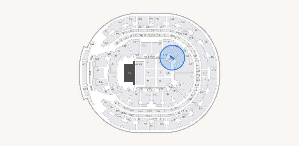 Chase Center Seating Chart