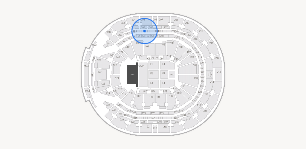 Chase Center Seating Chart