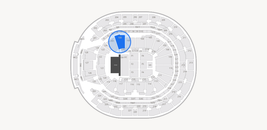 Chase Center Seating Chart