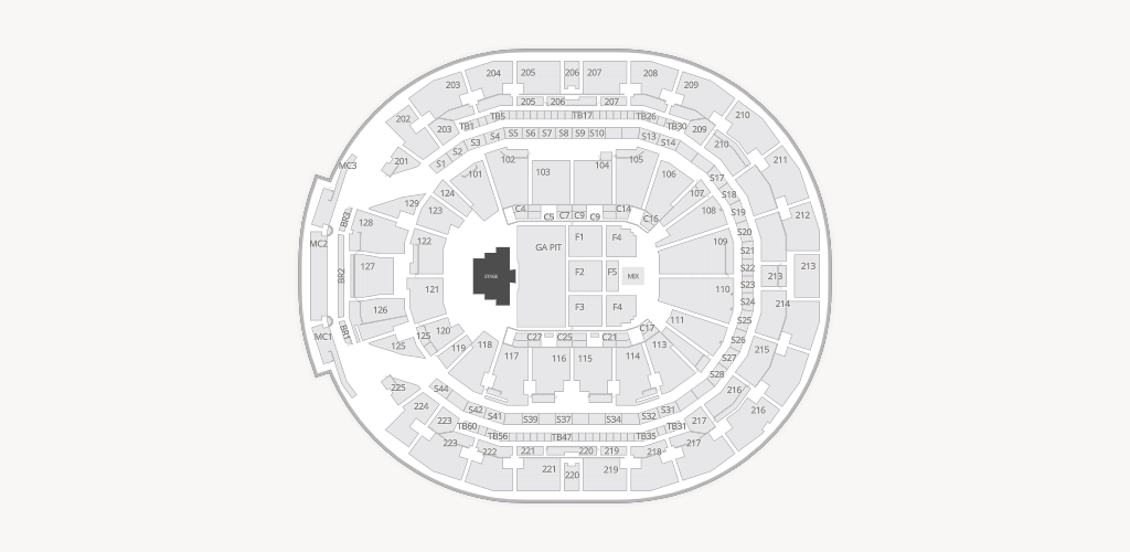 Chase Center Seating Chart