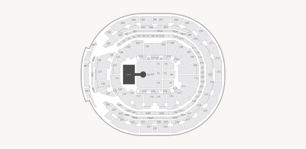 Chase Center Seating Chart
