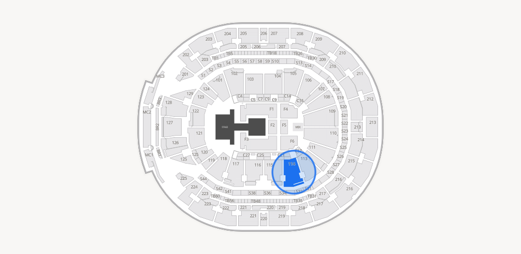 Chase Center Seating Chart