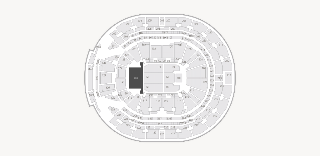Chase Center Seating Chart