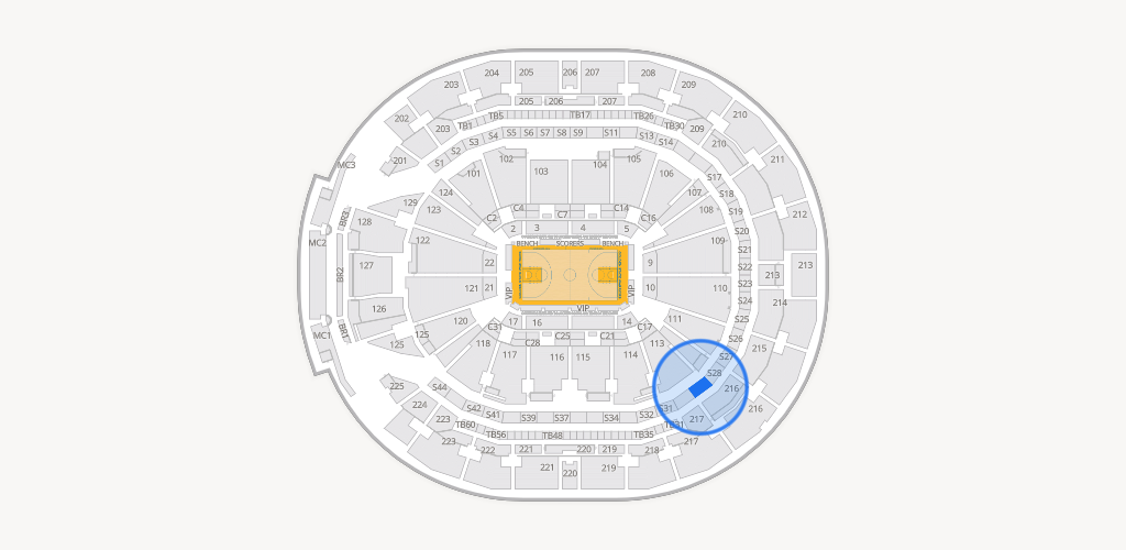 Chase Center Seating Chart