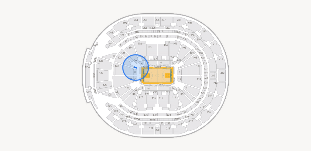 Chase Center Seating Chart