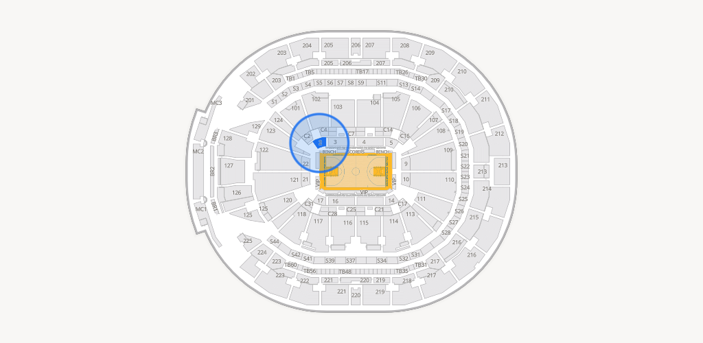 Chase Center Seating Chart