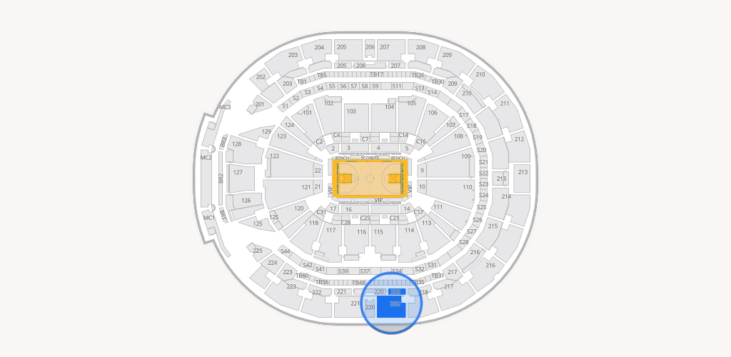 Chase Center Seating Chart