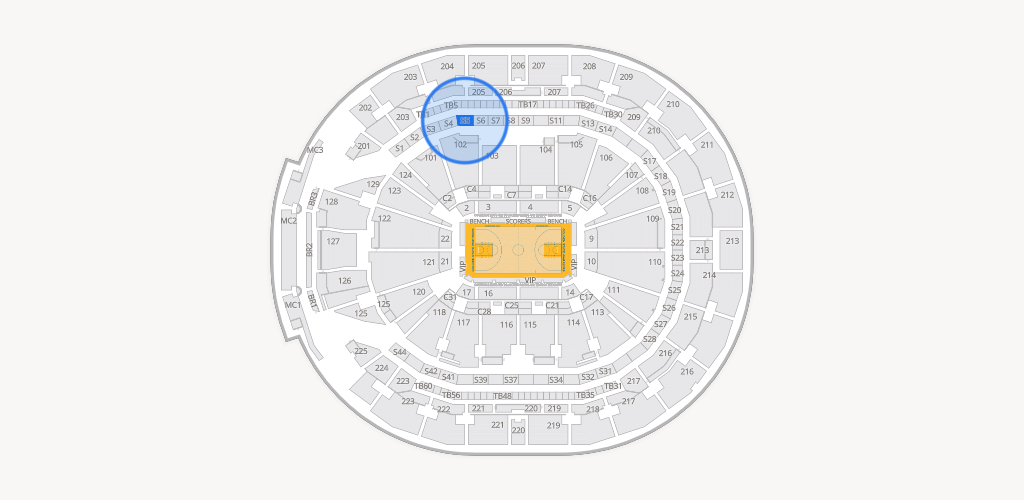Chase Center Seating Chart