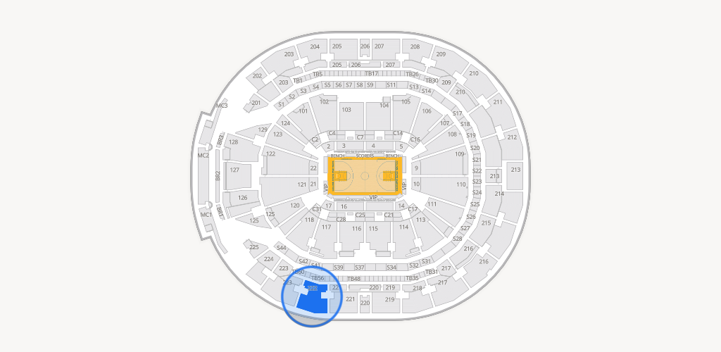 Chase Center Seating Chart