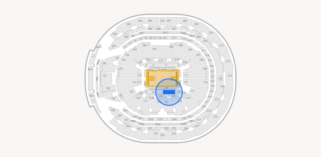 Chase Center Seating Chart