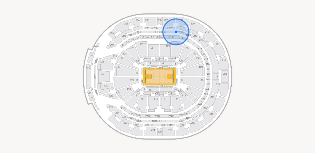 Chase Center Seating Chart