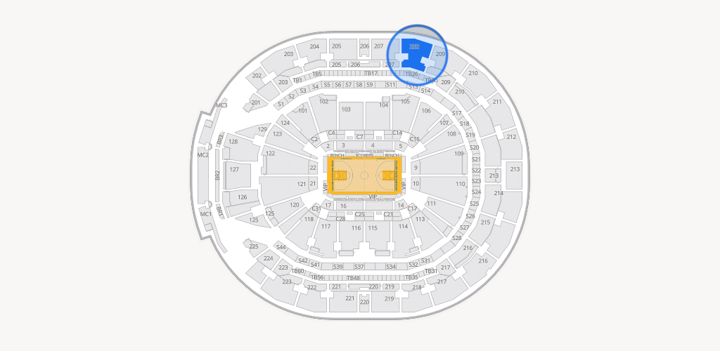 Chase Center Seating Chart