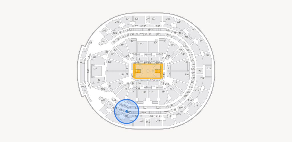 Chase Center Seating Chart