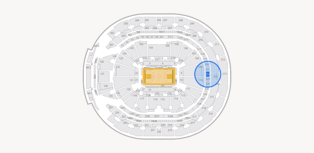Chase Center Seating Chart