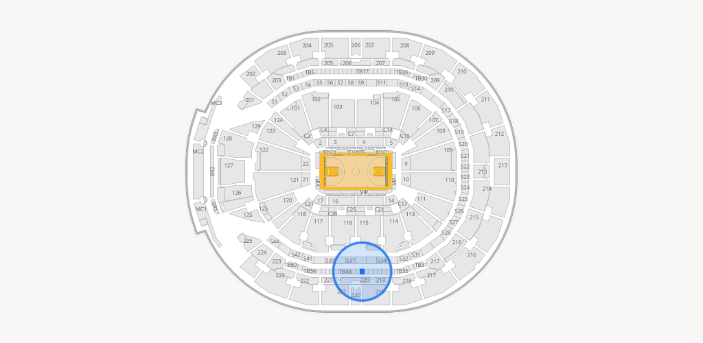 Chase Center Seating Chart