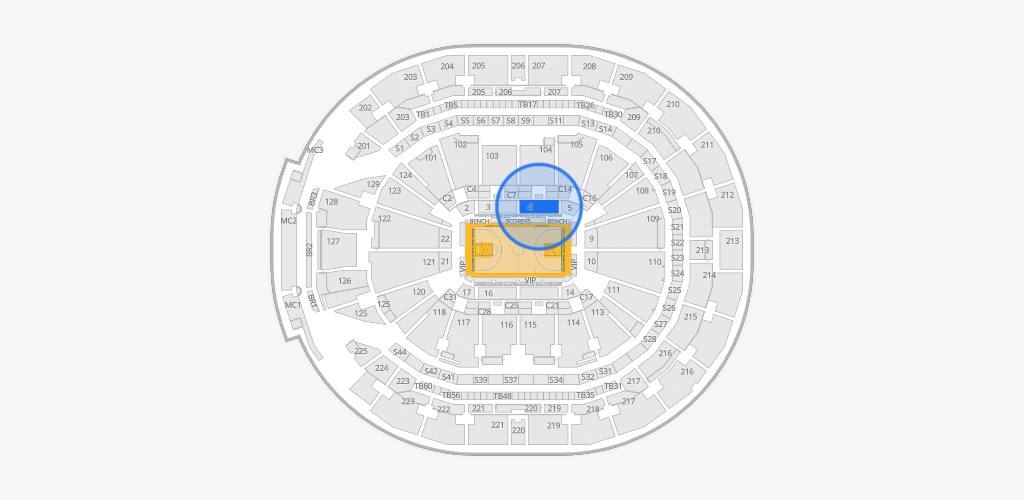 Chase Center Seating Chart