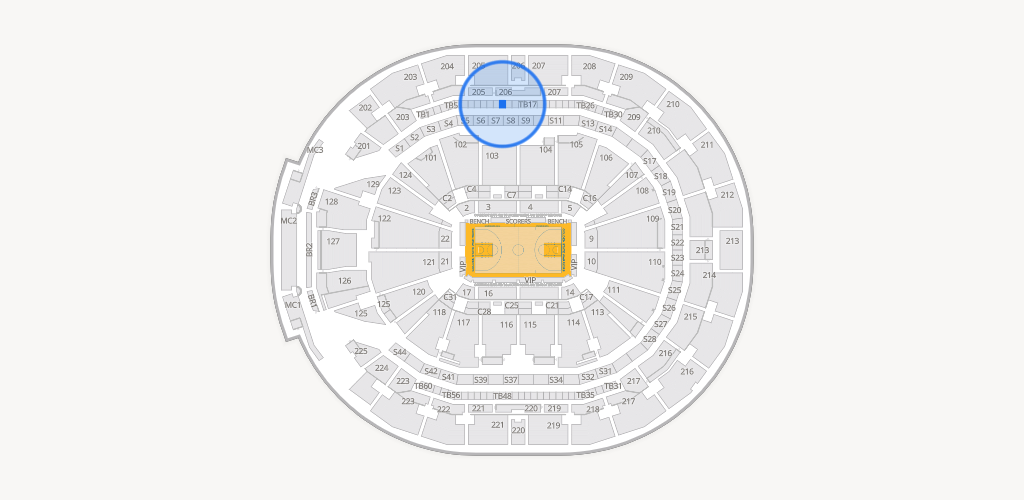 Chase Center Seating Chart
